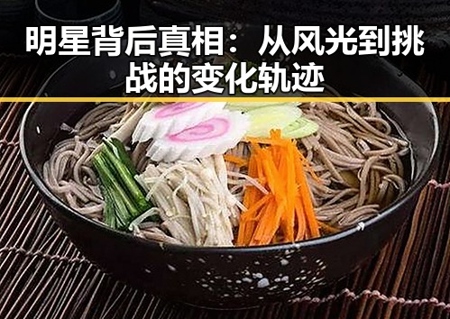 明星背后真相：从风光到挑战的变化轨迹